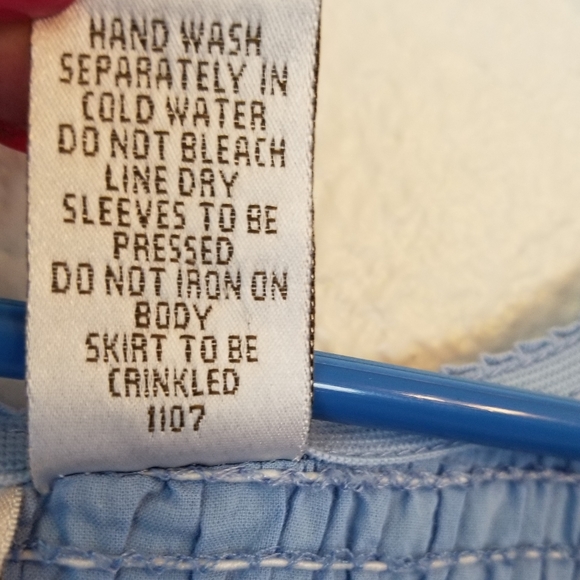 Draper's and Damon's Blue SS Floral Dress PM - Picture 5 of 5